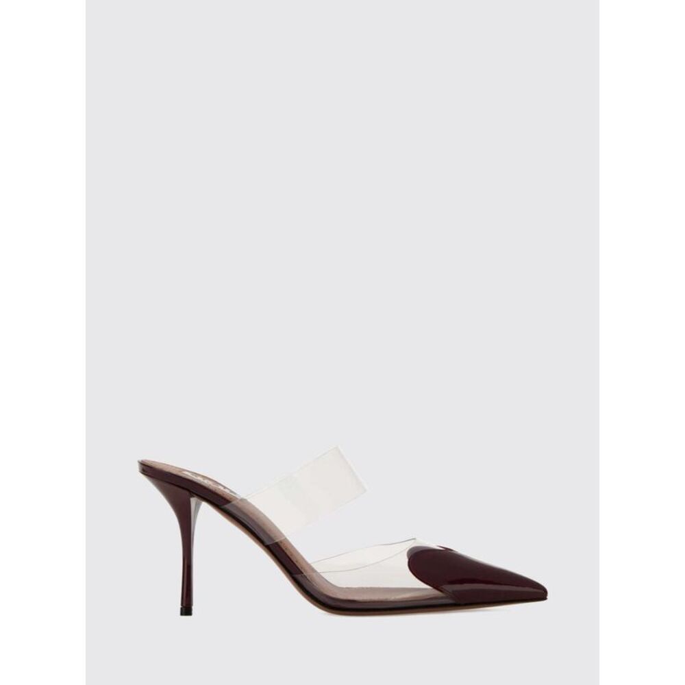 AlaiA Women Alaia Le Cå“Ur Patent Leather And Pvc Mules With High Stiletto Heel